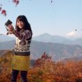 京王電鉄 プラットガール 京王線でゆく。2014年「高尾山 紅葉」篇